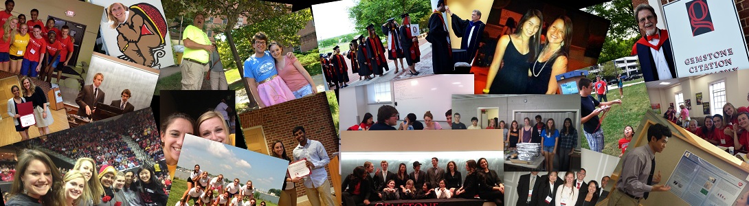 collage of Gemstone students and activities